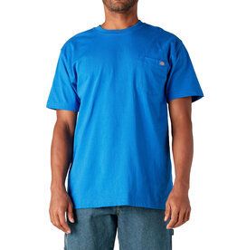 DICKIES Heavyweight Short Sleeve Pocket T-Shirt Royal Blue - WS450RB