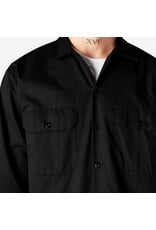 DICKIES Long Sleeve Work Shirt Black Original Fit - 574BK