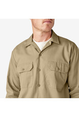 DICKIES Long Sleeve Work Shirt Khaki Original Fit - 574KH
