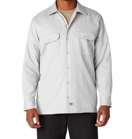 DICKIES Long Sleeve Work Shirt White Original Fit - 574WH