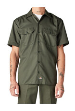 DICKIES Short Sleeve Work Shirt Olive Green Original Fit - 1574OG