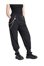 HELL BUNNY Rebellion Trousers Black - H50307-BLK