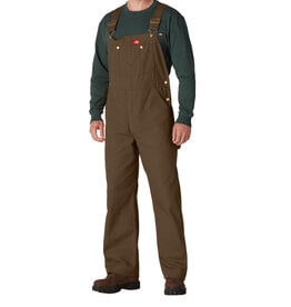 DICKIES Classic Bib Overalls Rinsed Timber Brown - DB100RTB