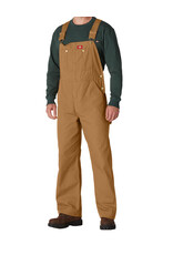 DICKIES Classic Bib Overalls Rinsed Brown Duck - DB100RBD