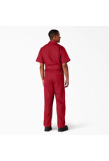 DICKIES Short Sleeve Coveralls Red - 33999RD