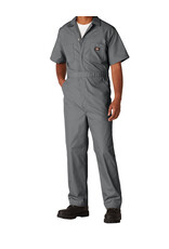 DICKIES Short Sleeve Coveralls Gray - 33999GY