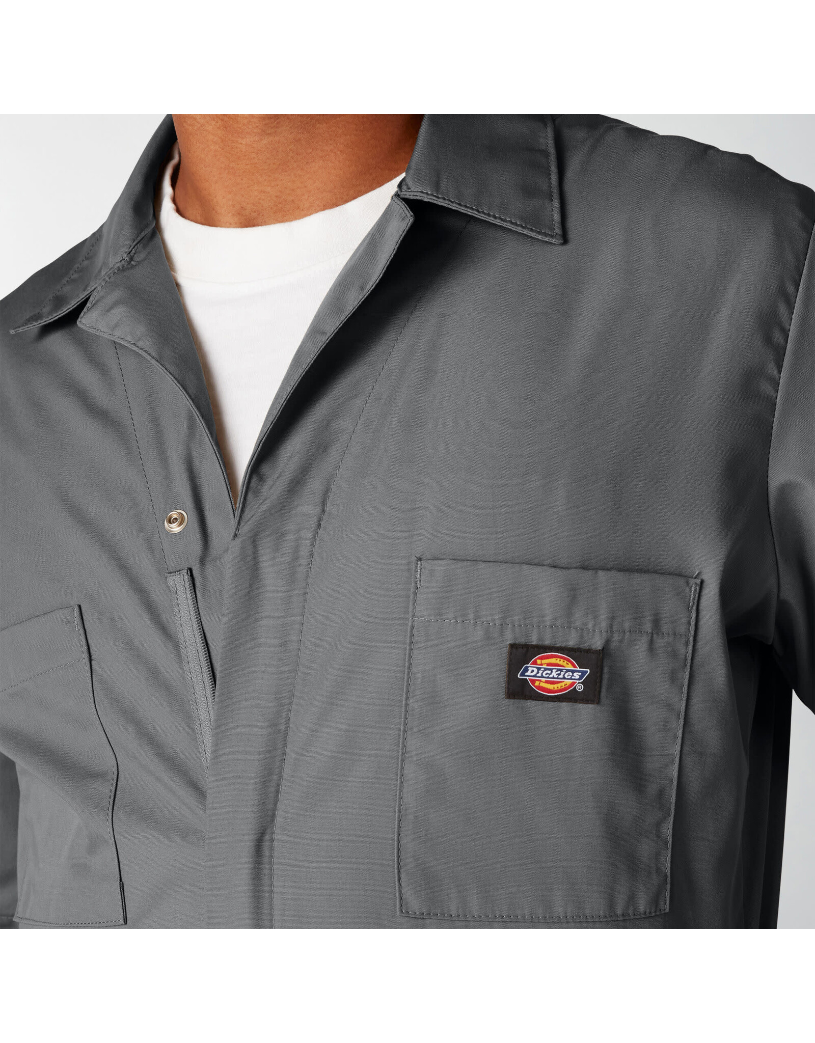 DICKIES Short Sleeve Coveralls Gray - 33999GY