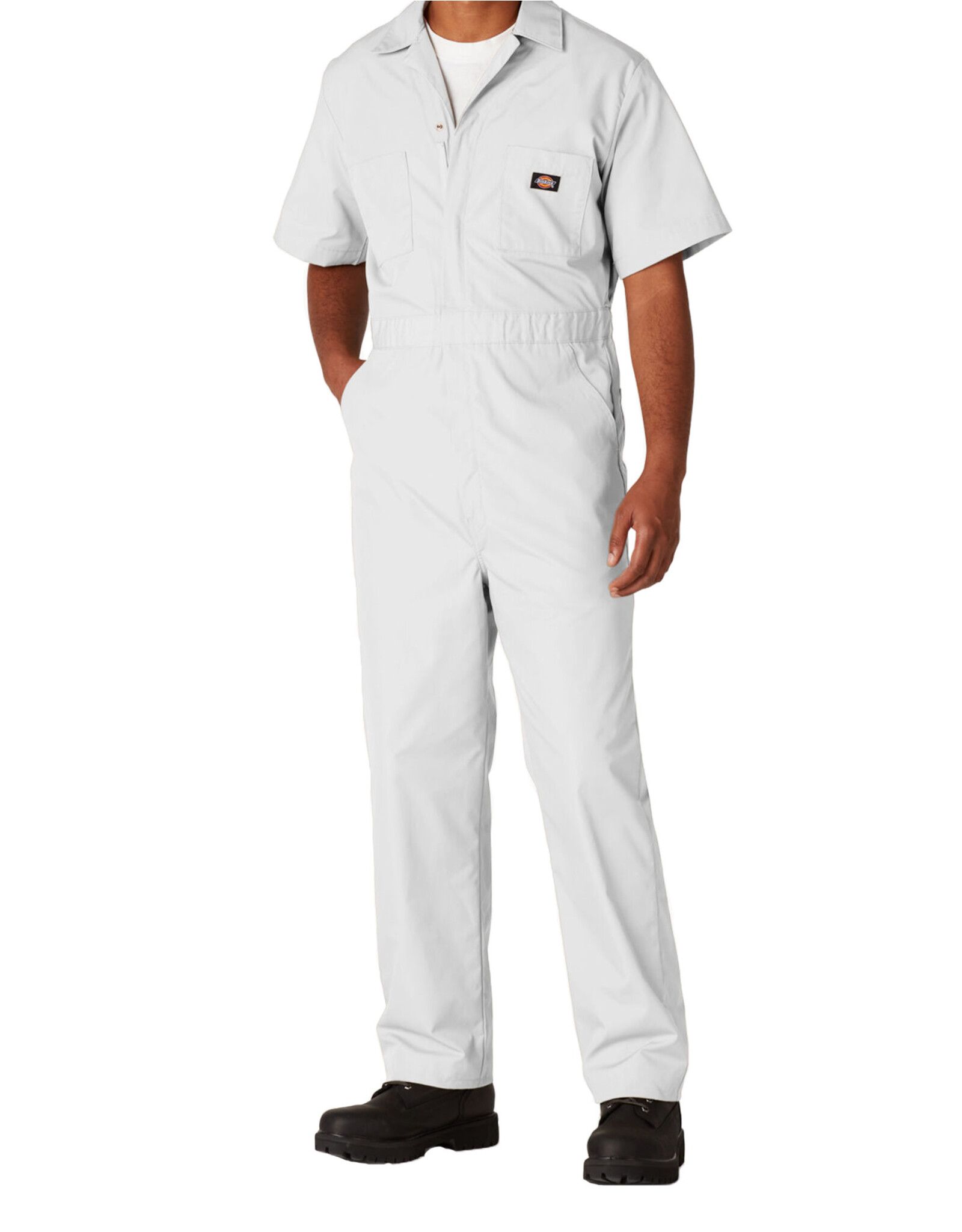 DICKIES Short Sleeve Coveralls White - 33999WH