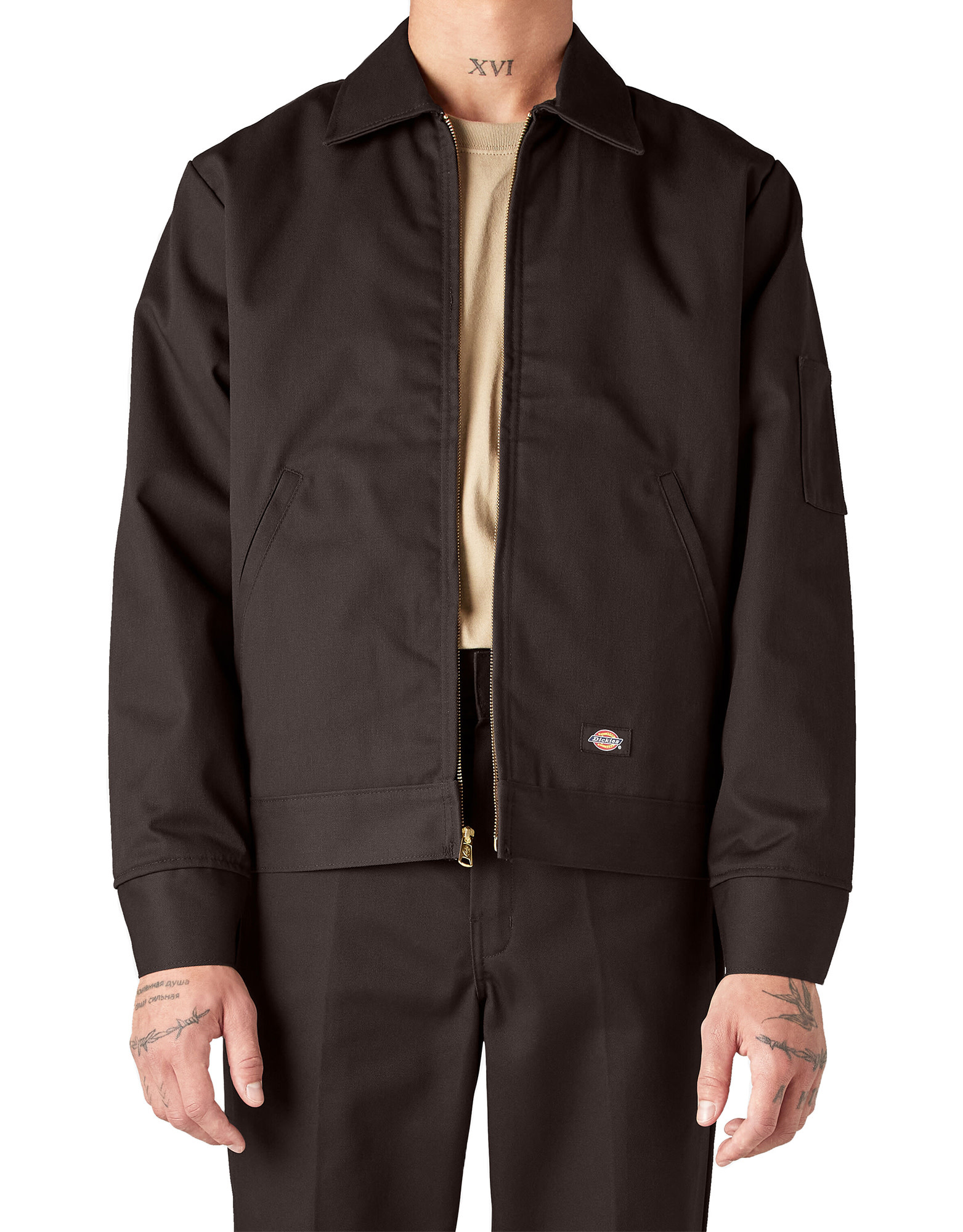 DICKIES Insulated Eisenhower Jacket Dark Brown TJ15DB Boutique X20 MTL