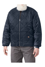 DICKIES Diamond Quilted Jacket Dark Navy - 61242DN