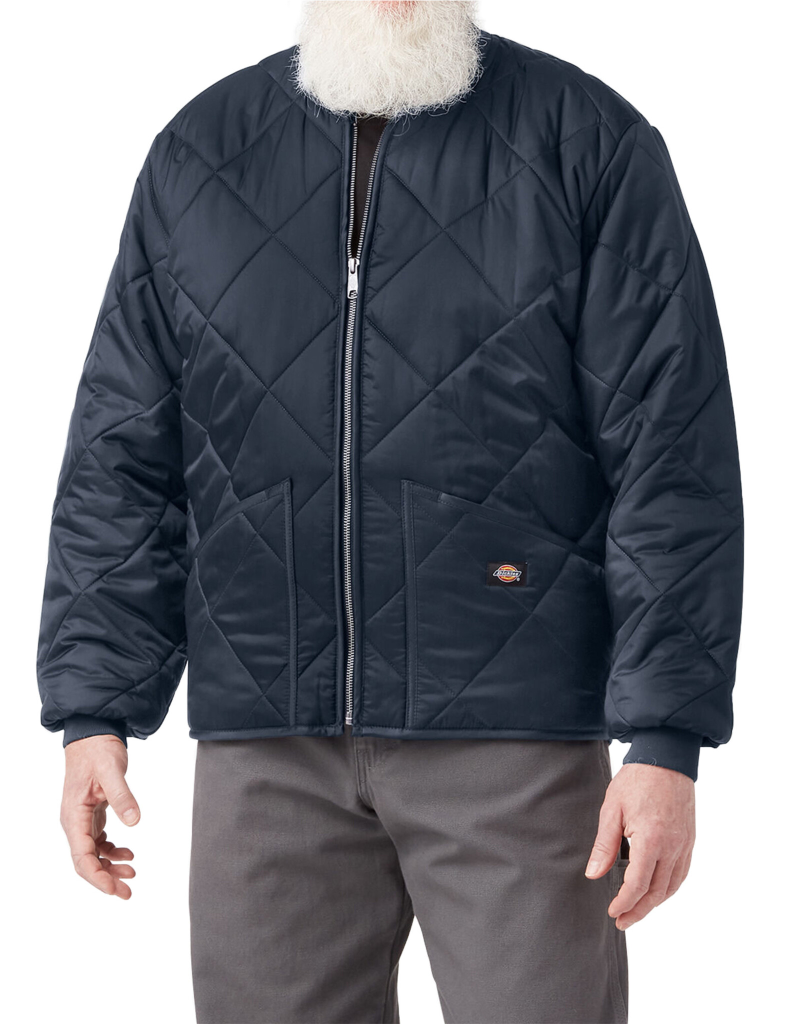 DICKIES Diamond Quilted Jacket Dark Navy - 61242DN