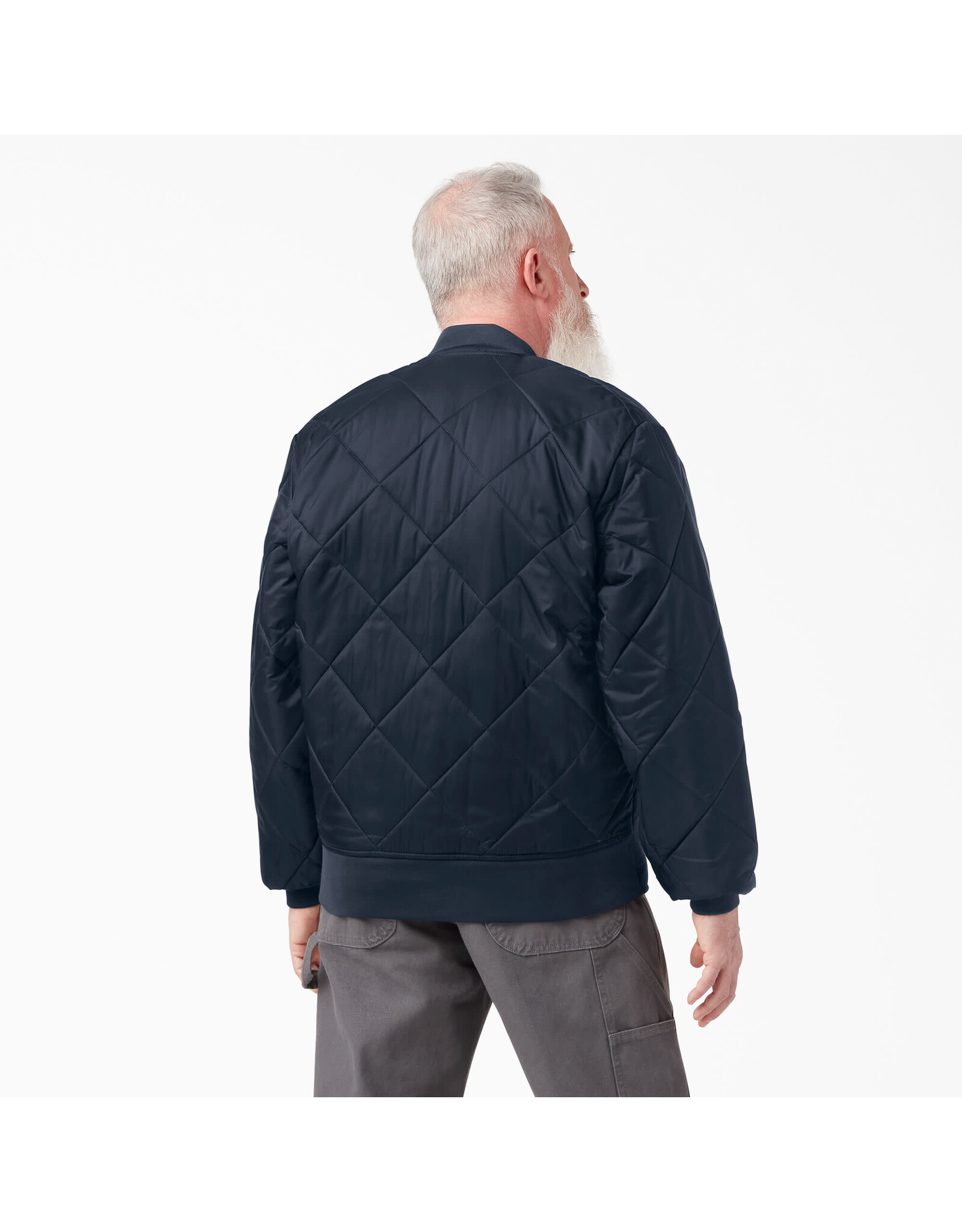 DICKIES Diamond Quilted Jacket Dark Navy - 61242DN