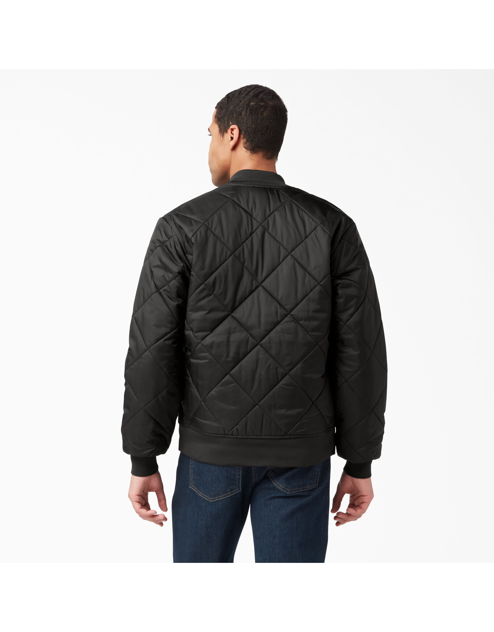 DICKIES Diamond Quilted Jacket Black - 61242BK