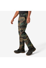 DICKIES FLEX Slim Fit Straight Leg Cargo Pants Hunter Green Camo - WP594HRC