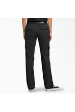 DICKIES Women's FLEX Relaxed Fit Cargo Pants Black - FP888BK