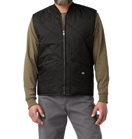 DICKIES Diamond Quilted Vest Black - TE242BK