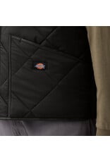 DICKIES Diamond Quilted Vest Black - TE242BK