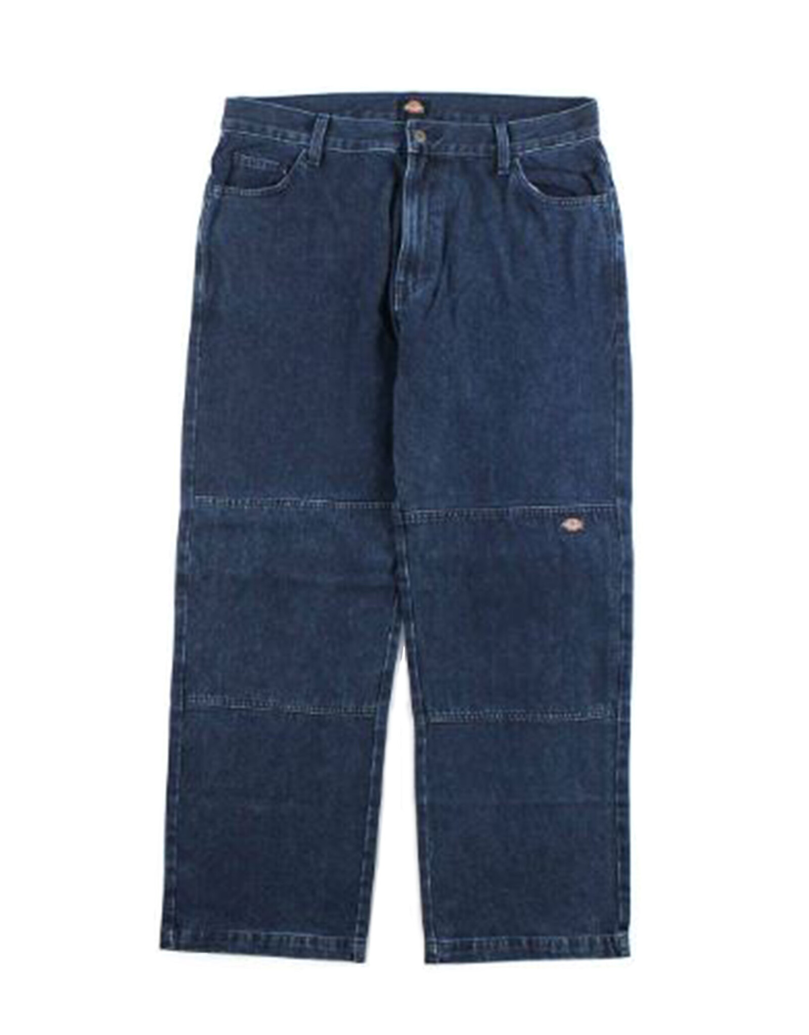 DICKIES Loose Fit Double Knee Jeans Stonewashed Indigo Blue