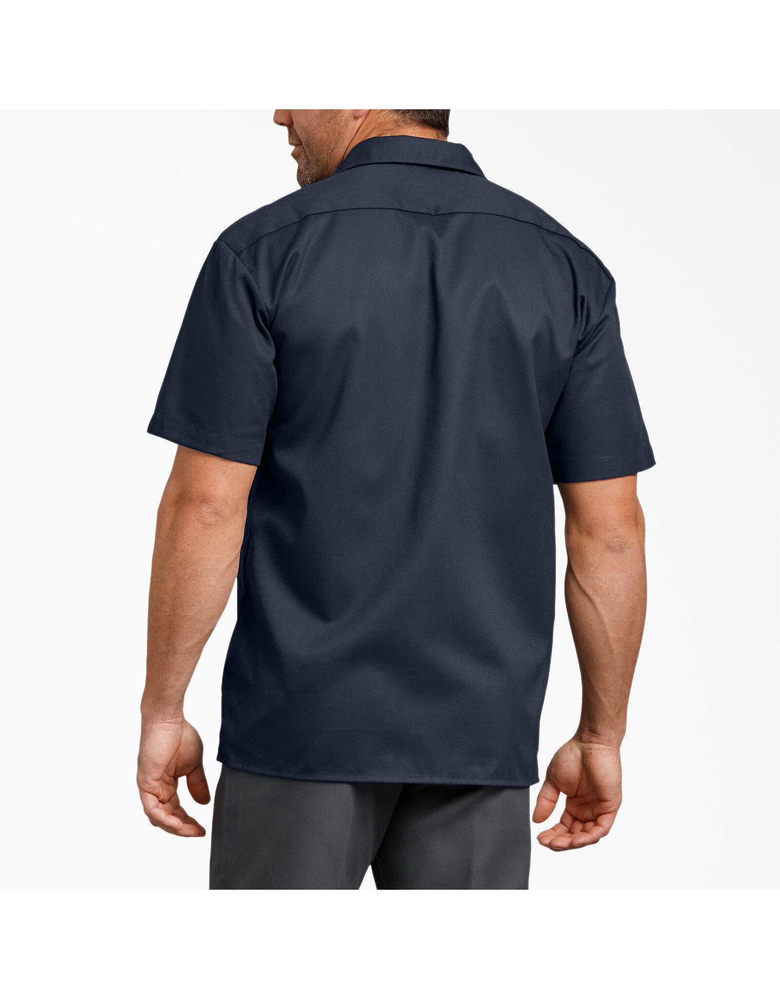 DICKIES Short Sleeve Twill Work Shirt Dark Navy - WS675DN