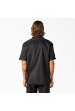 DICKIES Short Sleeve Twill Work Shirt Black - WS675BK