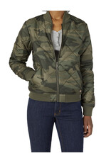 DICKIES Women's Quilted Bomber Jacket Sage Green Camo - FJ800AGC