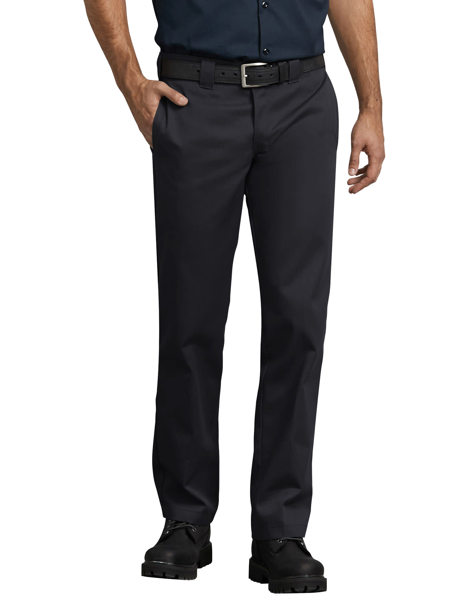 DICKIES Slim Fit Straight Leg Work Pant Black - WP873BK - Boutique