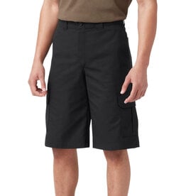 DICKIES 13" Relaxed Fit Twill Cargo Work Short Black - WR557BK