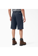DICKIES 13" Relaxed Fit Twill Cargo Work Short Dark Navy - WR557DN