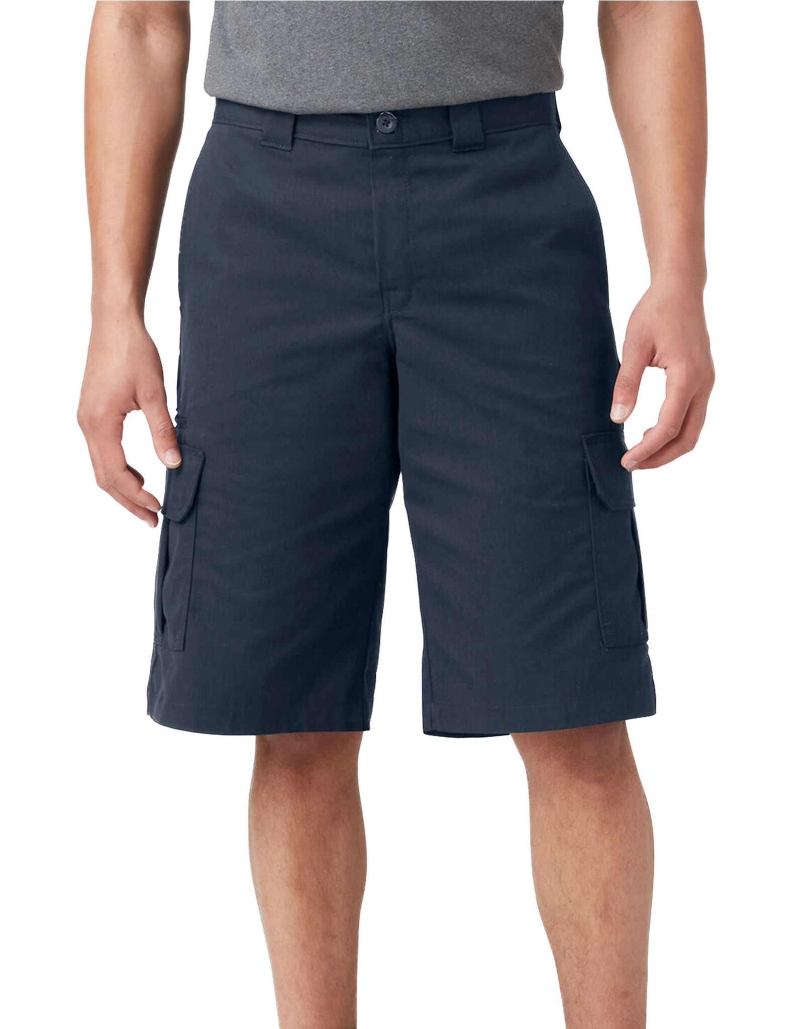 DICKIES 13" Relaxed Fit Twill Cargo Work Short Dark Navy - WR557DN