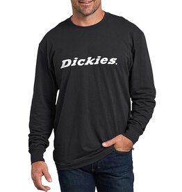 DICKIES Long Sleeve Regular Fit Graphic Tee (Letters) Black - WL45BABK