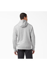 DICKIES Relaxed Fit Graphic Fleece Pullover Hoodie Heather Gray - TW45BHG