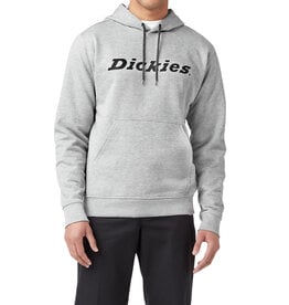 DICKIES Relaxed Fit Graphic Fleece Pullover Hoodie Heather Gray - TW45BHG