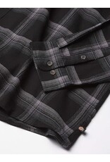 DICKIES FLEX Long Sleeve Flannel Shirt Black Gray Plaid - WL6501BP
