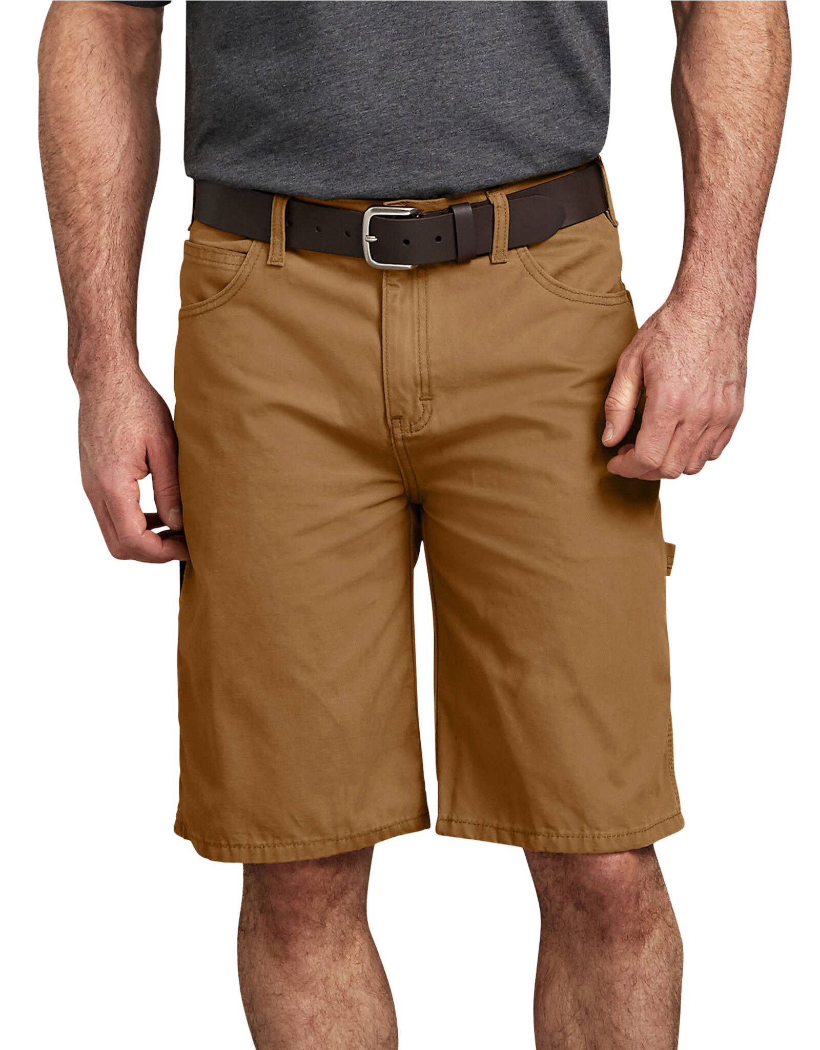 DICKIES 11" Relaxed Fit Duck Carpenter Shorts  Brown Duck - DX250RBD