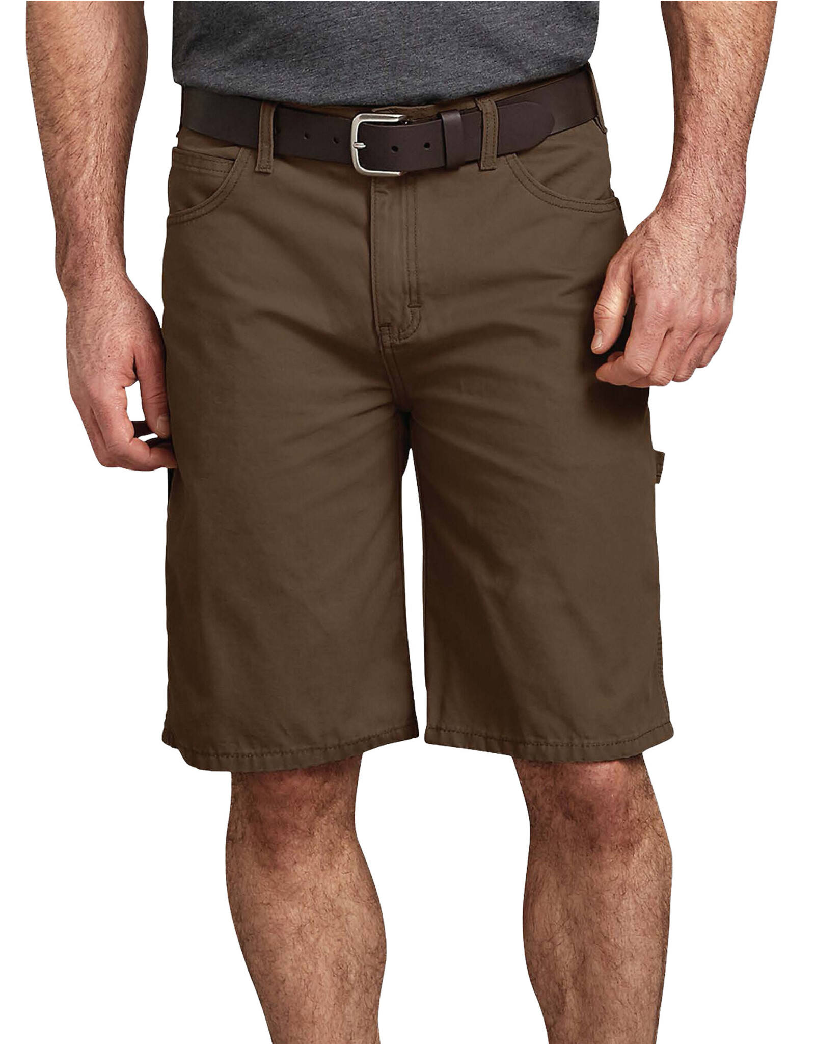 DICKIES 11" Relaxed Fit Duck Carpenter Shorts  Timber Brown - DX250RTB