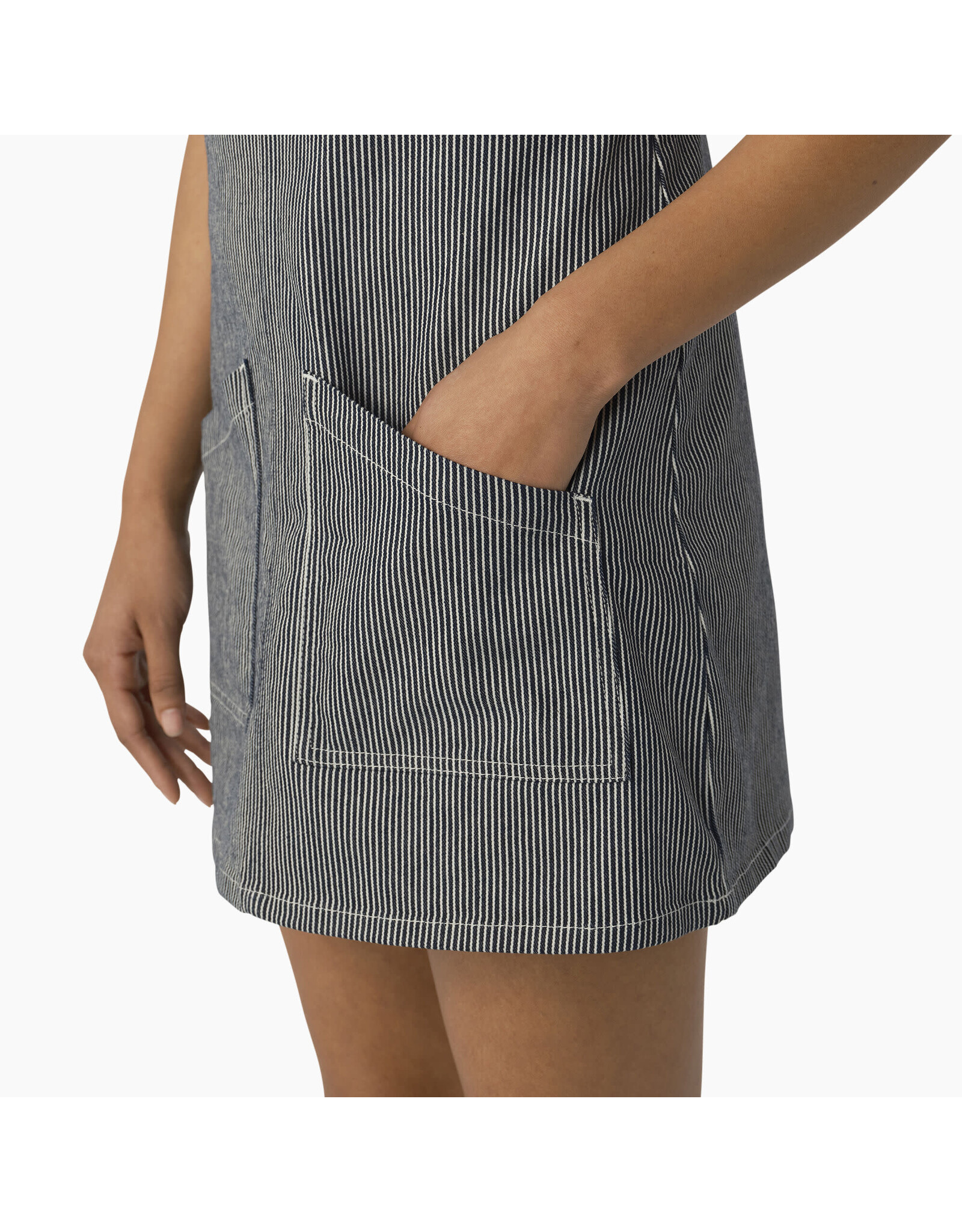 DICKIES Women's Bib Dress Hickory Stripe - FVR53HS