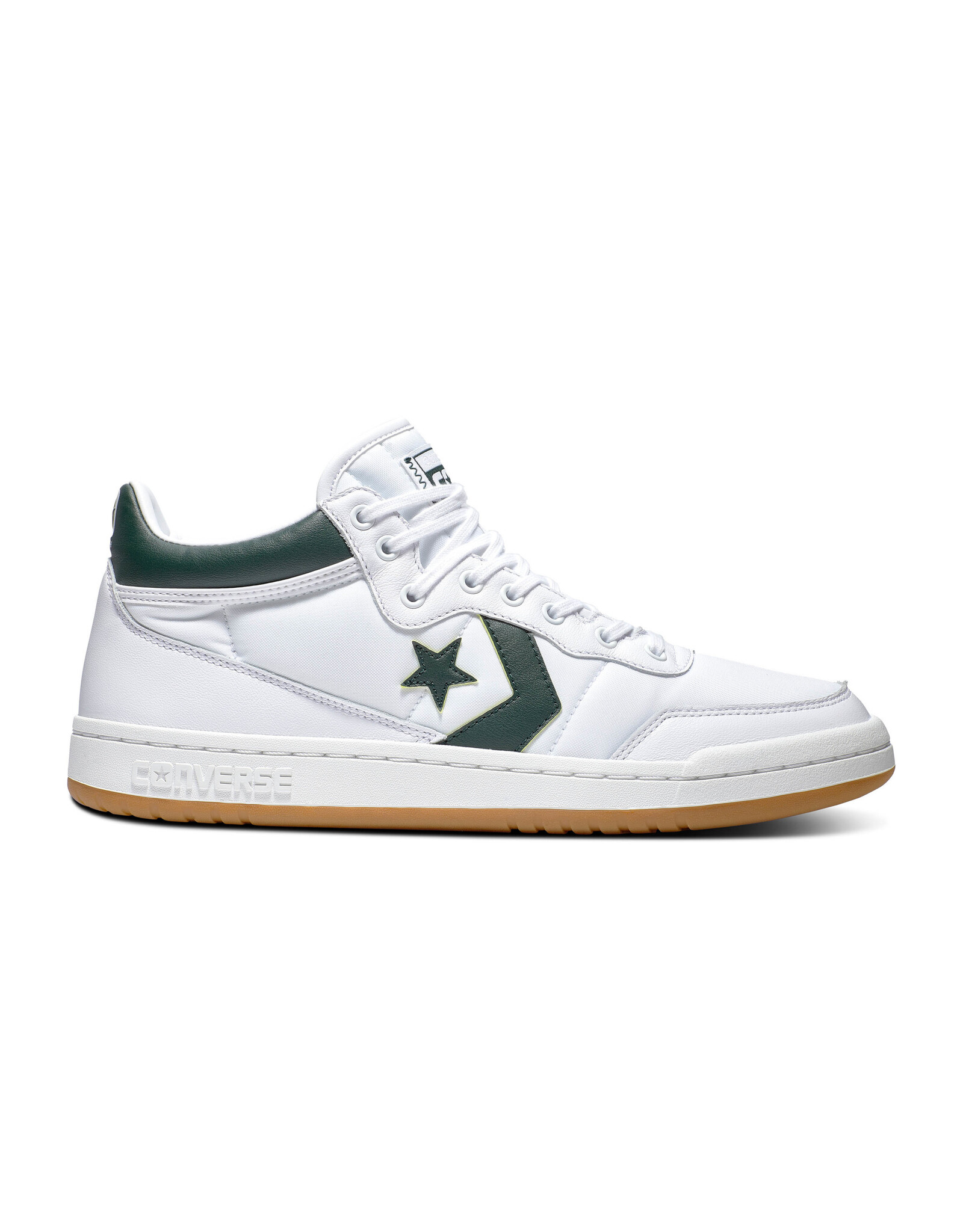 FASTBREAK PRO LEATHER WHITE/DEEP EMERALD/GUM C392FASM - 166247C