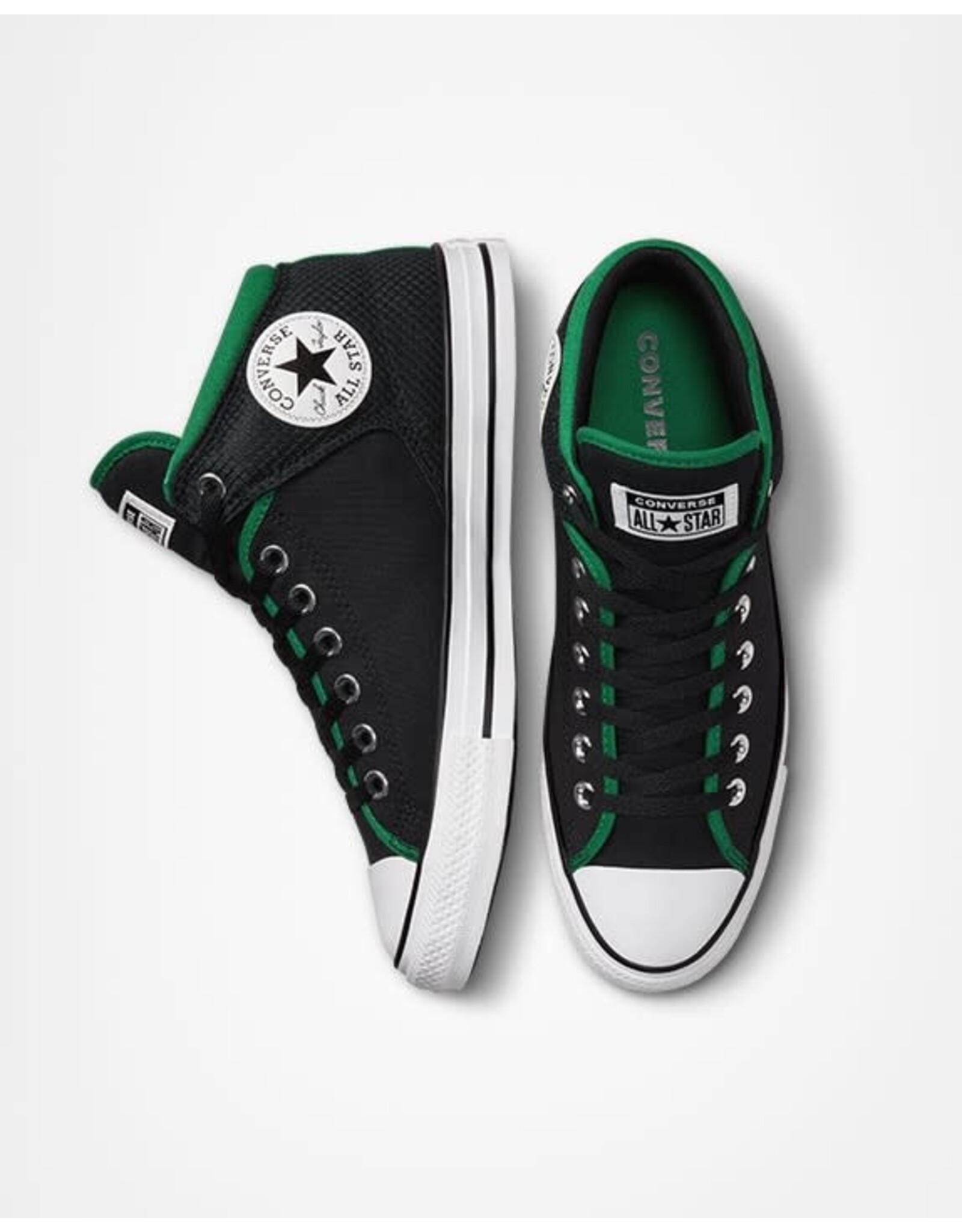 CHUCK TAYLOR HIGH STREET MID BLACK/GREEN/WHITE C398BG - A02824C