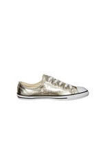 CHUCK TAYLOR DAINTY OX LIGHT GOLD/BLACK/WHITE C640DGO-553463C