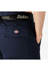 DICKIES Women's Relaxed Fit Cropped Cargo Pants Ink Navy - FPR50IK