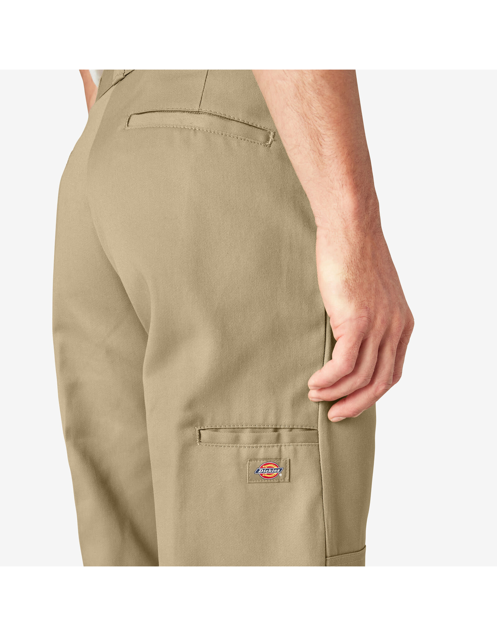 DICKIES Loose Fit Double Knee Work Pants Khaki - 85283KH