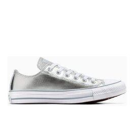 CHUCK TAYLOR METALLIC RUBBER OX PURE SILVER C10MMET-553272C