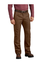 DICKIES FLEX Regular Fit Duck Double Knee Pants Stonewashed Timber Brown - DP903STB