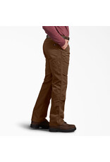 DICKIES FLEX Regular Fit Duck Double Knee Pants Stonewashed Timber Brown - DP903STB