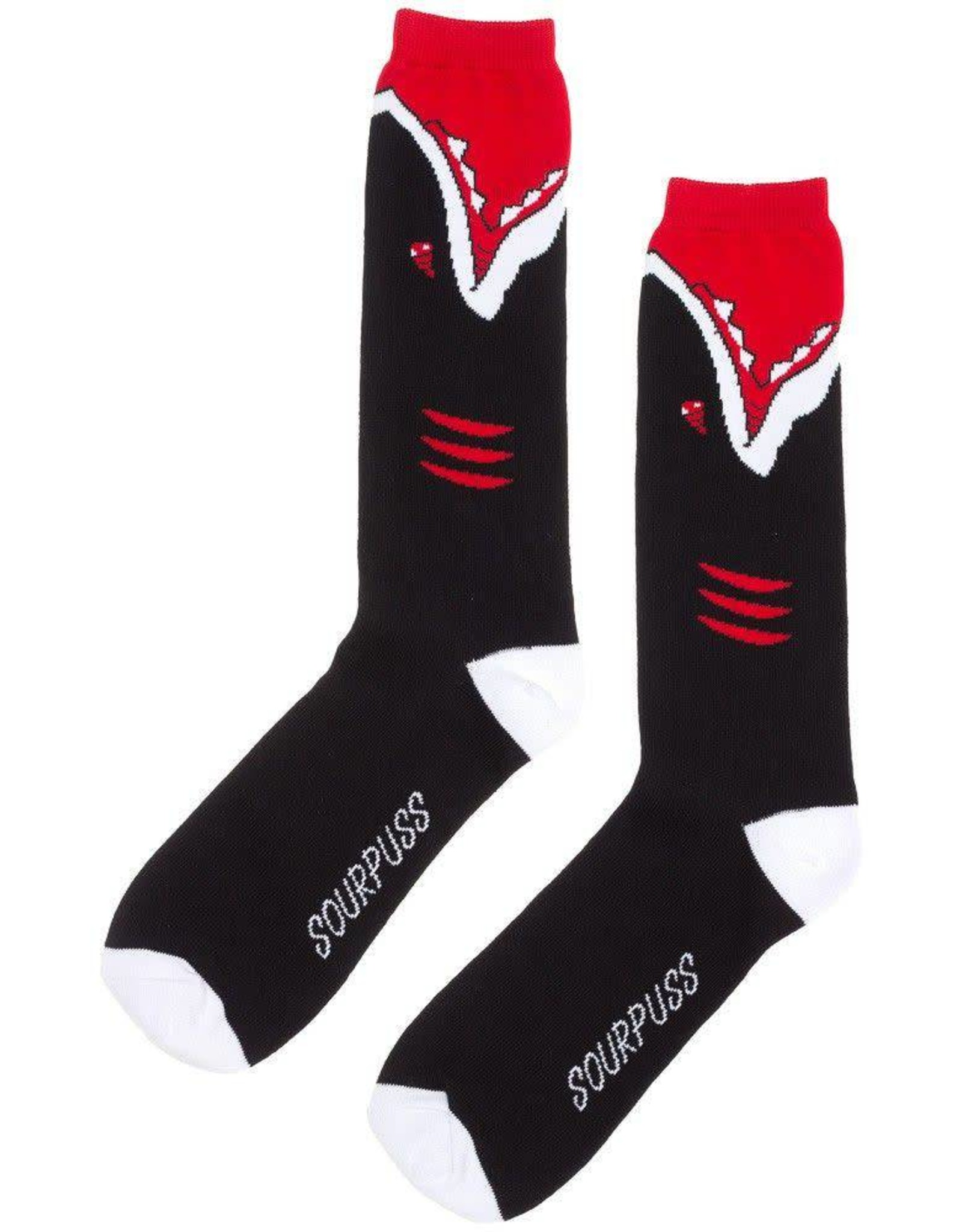 SOURPUSS - Black Shark Guy Socks
