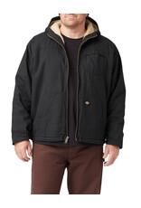 DICKIES Sherpa Lined Hooded Jacket Black - TJ350RBK