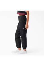 DICKIES Women's High Rise Fit Cargo Jogger Pants Black - FPR54BKX
