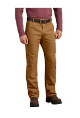 DICKIES FLEX Regular Fit Duck Double Knee Pants Stonewashed Brown Duck - DP903SBD