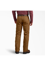 DICKIES FLEX Regular Fit Duck Double Knee Pants Stonewashed Brown Duck - DP903SBD