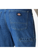 DICKIES Relaxed Fit Double Knee Jeans  Stonewashed Indigo Blue - 15293SNB